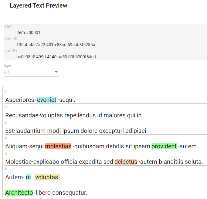 layered text preview