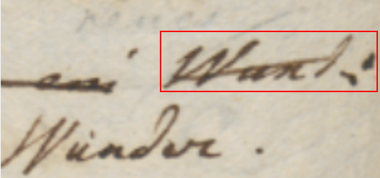 reference bounding rectangle for "Wund:"