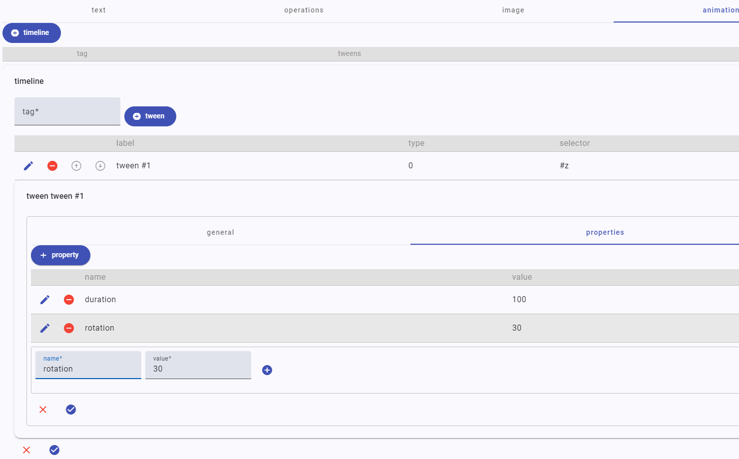 snapshot editor - animation